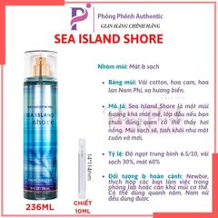 XỊT THƠM CƠ THỂ BATH & BODY WORKS BODY MIST 236ML