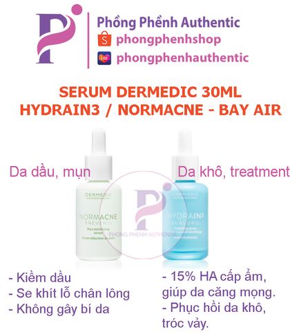 Tinh chất dưỡng Dermedic HYDRAIN3 - NORMACNE serum 30ml