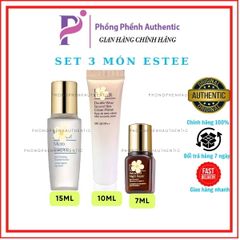 [Mini nobox]SET DƯỠNG ESTEE 3 MÓN SERUM 7ML+KEM LÓT 15ML+ ESSENCE 15ML