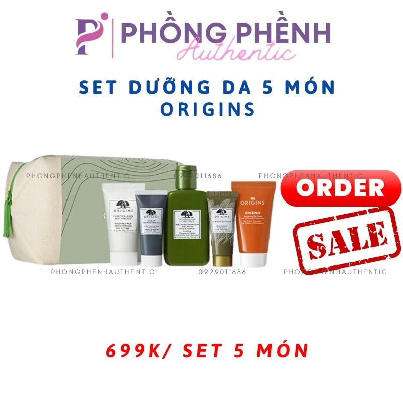 SET DƯỠNG 5 MÓN ORIGINS BEST SELLERS