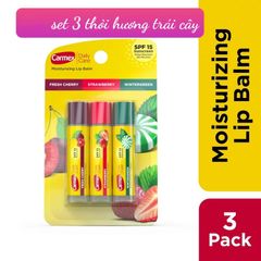Set 3 cây son dưỡng Carmex Lip Balm mua sale