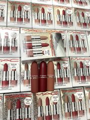 SET 3  SON MAC LIPSTICK TRIO FULLSIZE FULLBOX