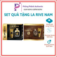 Set quà tặng Nước hoa Nam La Rive Cash - Cabana gồm 1 nước hoa fullsize + 1 gel tắm nước hoa 100ml