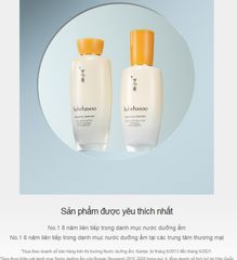 SET PHỤC HỒI, DƯỠNG ẨM VÀ LÀM DỊU DA  SULWHASOO TONER + SỮA DƯỠNG 15ML
