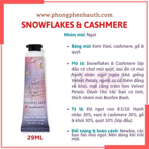 KEM DƯỠNG DA TAY BATH &BODY WORKS TUÝP 29ML