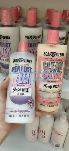 SỮA TẮM SOAP & GLORY NHIỀU MÙI HƯƠNG: CLEAN ON ME - PERFECT ZZZEN - MAGIFI COCO.. CHAI 500ML - PHỒNG PHỀNH