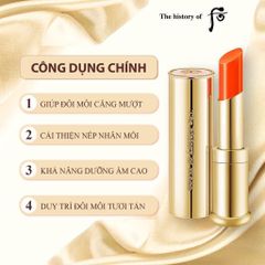 SON DƯỠNG WHOO GLOW LIP BALM FULL SIZE  CÁC MÀU