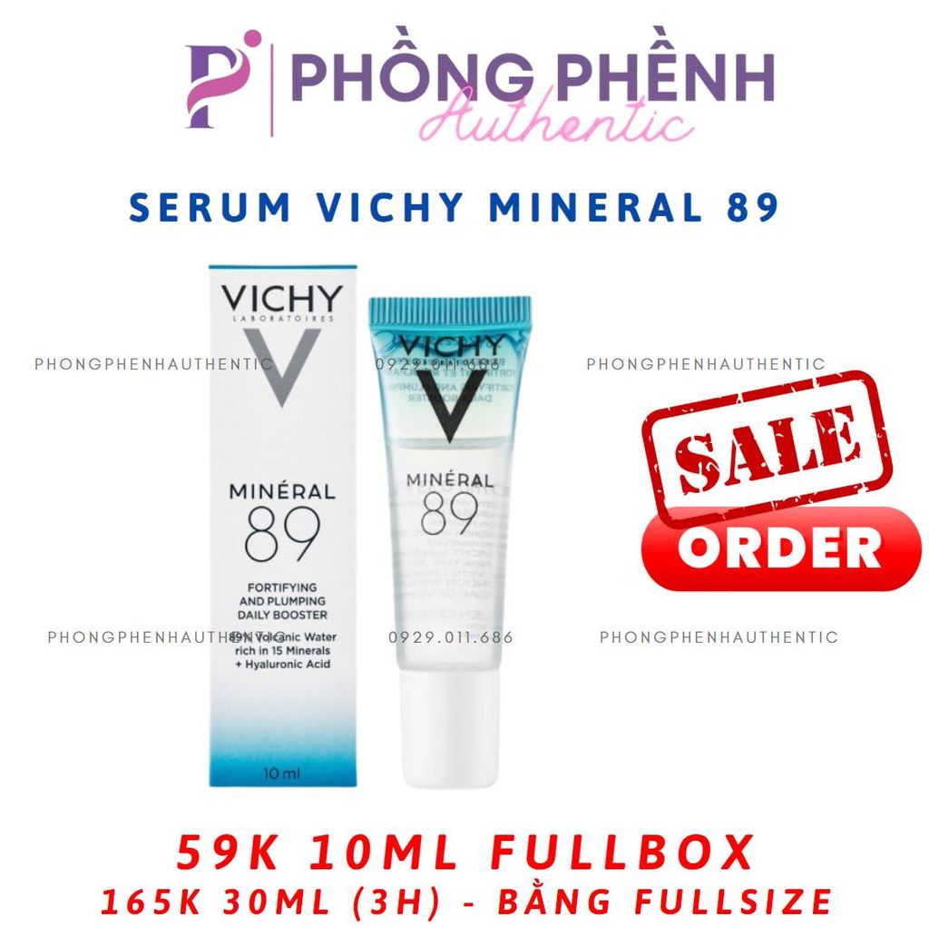 Serum Vichy Mineral 89 vợt sale