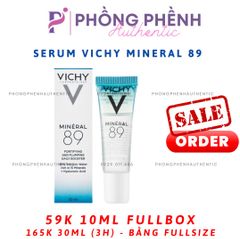 Serum Vichy Mineral 89 vợt sale