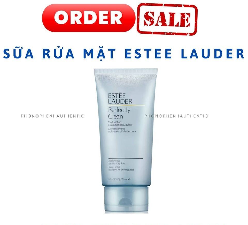 Sữa rửa mặt Estee Lauder Soft Clean / Perfect Clean đủ size ( Bill US )