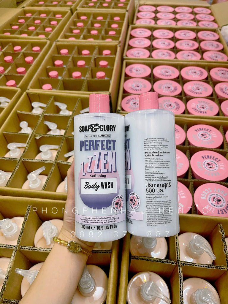 SỮA TẮM SOAP & GLORY NHIỀU MÙI HƯƠNG: CLEAN ON ME - PERFECT ZZZEN - MAGIFI COCO.. CHAI 500ML - PHỒNG PHỀNH