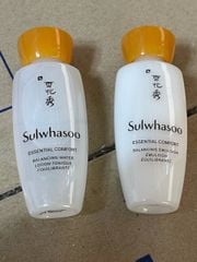 SET PHỤC HỒI, DƯỠNG ẨM VÀ LÀM DỊU DA  SULWHASOO TONER + SỮA DƯỠNG 15ML