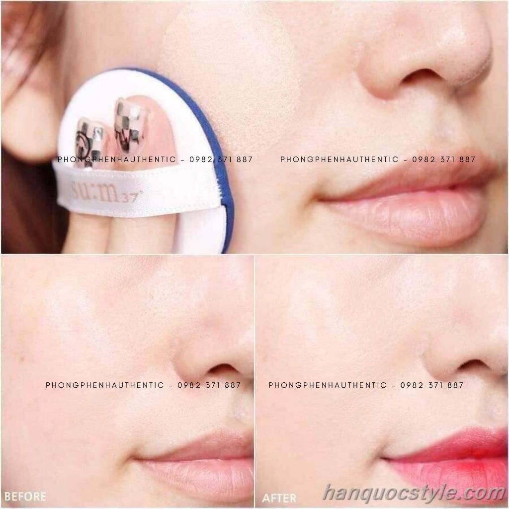 LÕI CUSHION SU:M 37 WATER FULL CC CUSHION PERFECT FINISH CHO DA DẦU, HỖN HỢP