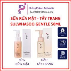 SỮA RỬA MẶT, DẦU TẨY TRANG SULWHASOO GENTLE CLEANSING  50ML