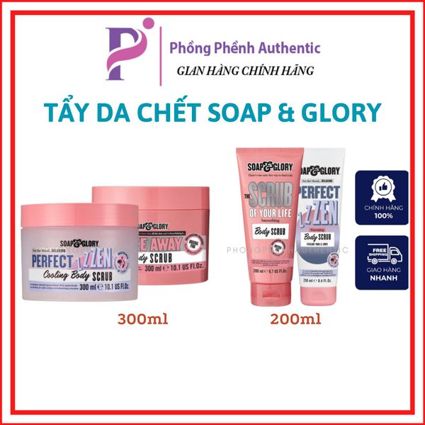 TẨY TẾ BÀO CHẾT TOÀN THÂN SOAP &GLORY PERFECT ZZEN BODY SCRUB 300ML