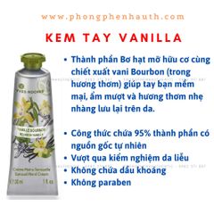 Kem dưỡng da tay Yves Rocher Hand Cream các loại fullsize 30ml - PHỒNG PHỀNH