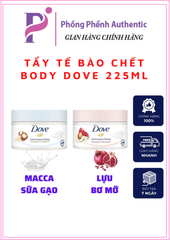 TẨY DA CHẾT TOÀN THÂN DOVE HŨ 225ML BẢN ĐỨC