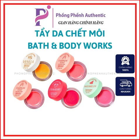 TẨY DA CHẾT MÔI BATH & BODYWORKS HŨ 15G MUA SALE US