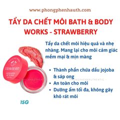 TẨY DA CHẾT MÔI BATH & BODYWORKS HŨ 15G MUA SALE US