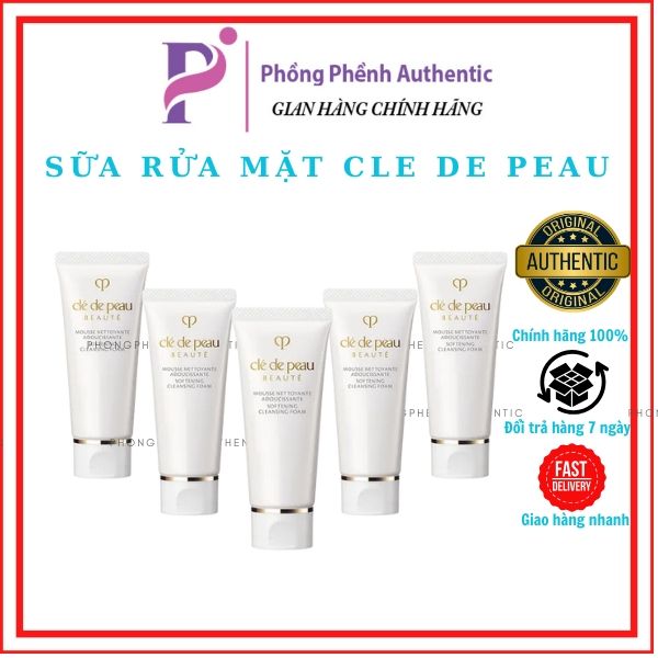 SỮA RỬA MẶT TẠO BỌT CLE DE PEAU SOFTENING CLEANSING FOAM 20ML