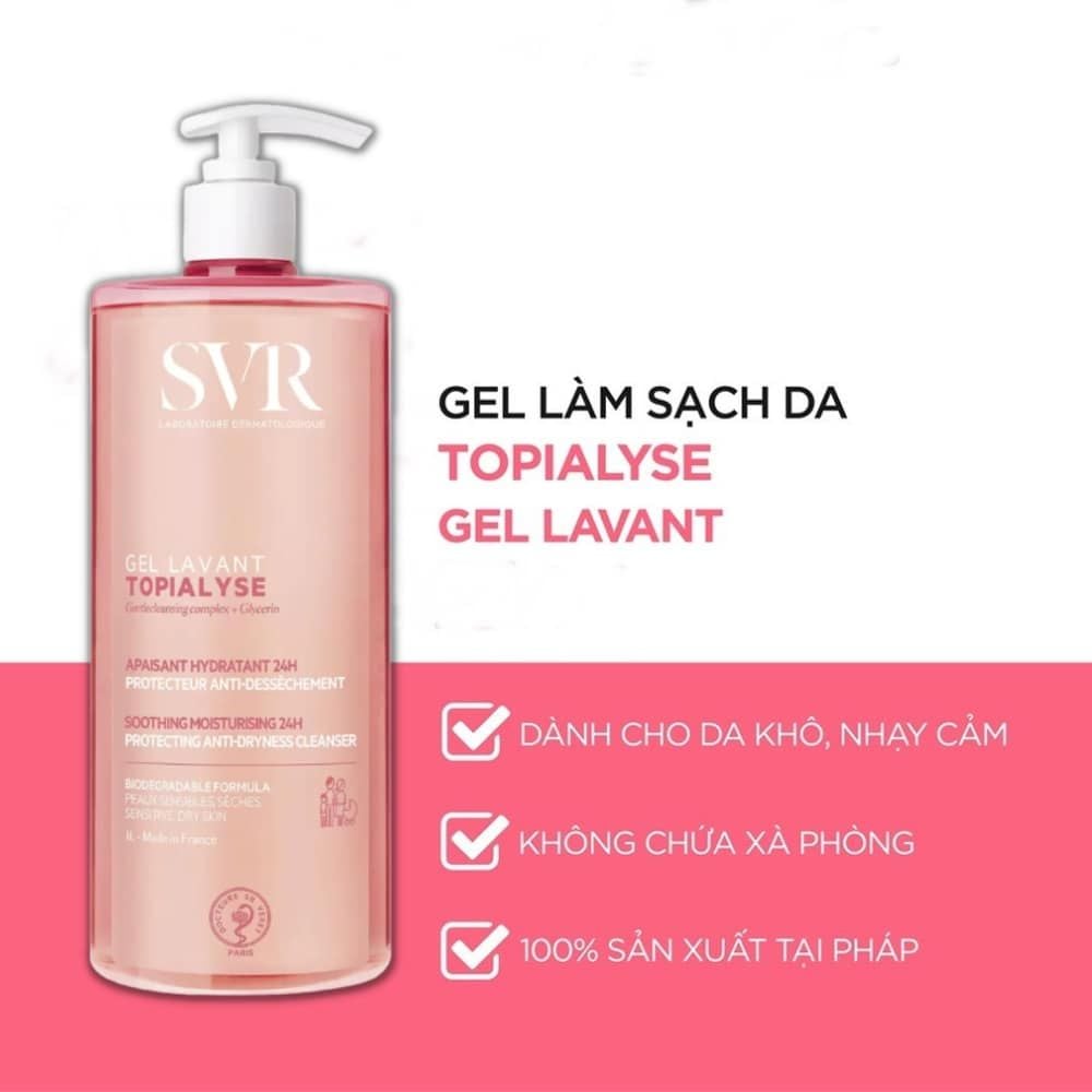 Sữa rửa mặt SVR Sebiaclear Gel Moussant Purifying and exfoliating soap-free cleanser dạng gel