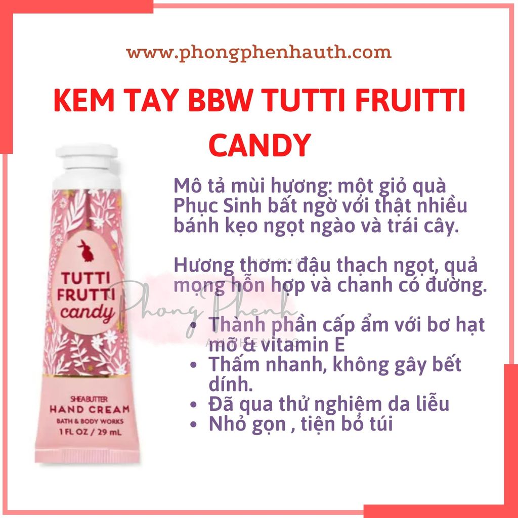 KEM DƯỠNG DA TAY BATH &BODY WORKS TUÝP 29ML