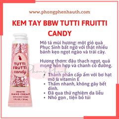 KEM DƯỠNG DA TAY BATH &BODY WORKS TUÝP 29ML