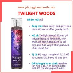 XỊT THƠM CƠ THỂ BATH & BODY WORKS BODY MIST 236ML
