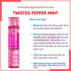 (Đủ mùi) BEST SELLER 10ml xịt thơm toàn thân body mist Bath & Body Works - PHỒNG PHỀNH
