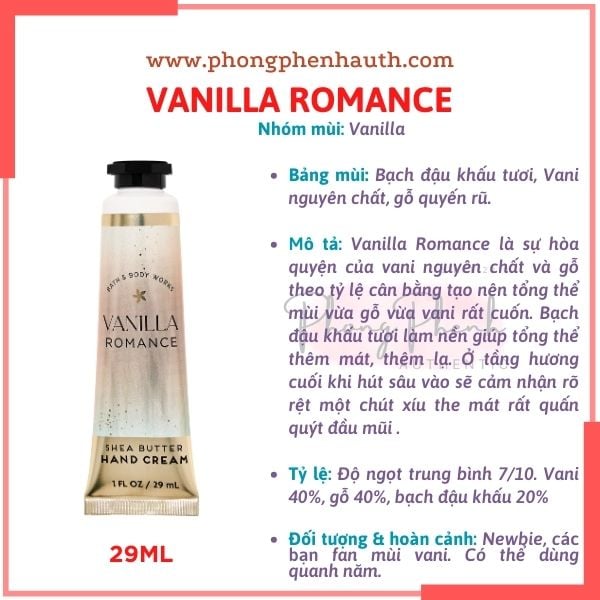 KEM DƯỠNG DA TAY BATH &BODY WORKS TUÝP 29ML