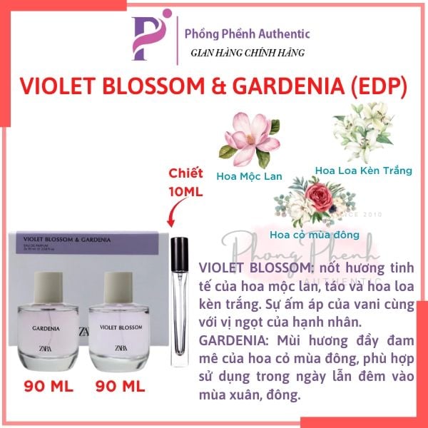 NƯỚC HOA NỮ ZARA CÁC MÙI BIG SIZE 90ML - 150ML