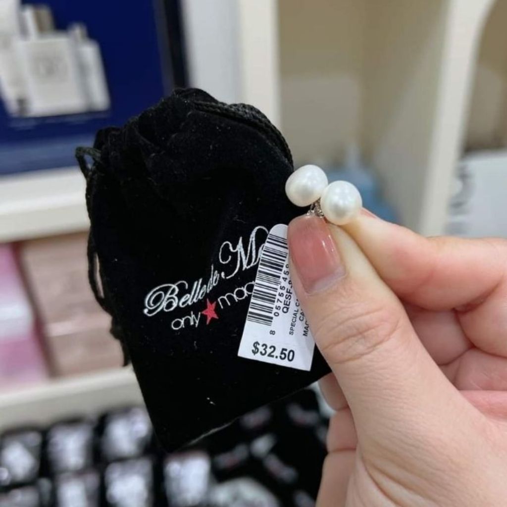 KHUYÊN TAI NGỌC TRAI BELLE DE MER MUA SALE US