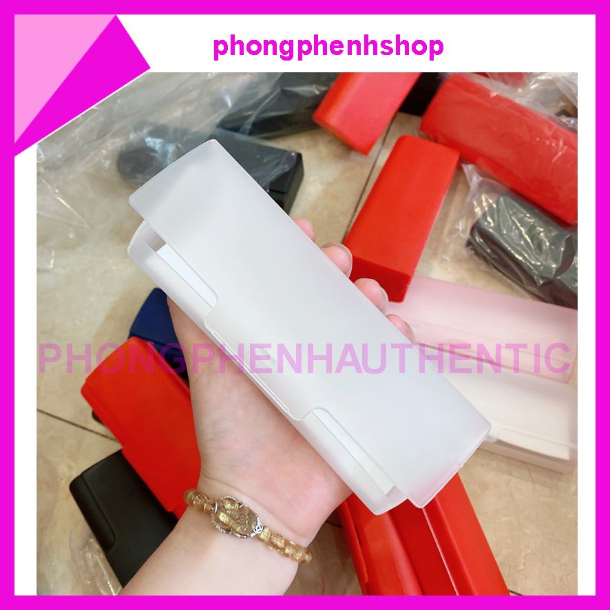 Hộp nhựa đựng kính - Nắp gập - Tặng kèm khăn lau kính _RANDOM MÀU