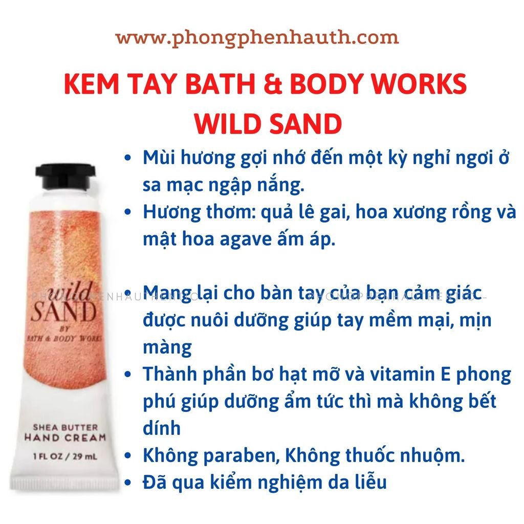 KEM DƯỠNG DA TAY BATH &BODY WORKS TUÝP 29ML