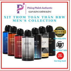 Xịt Thơm Body mist, Xịt Khử Mùi Lưu Hương Toàn Thân, Body Mist Nam - Men's Collection Bath&Body Works Body - PHỒNG PHỀNH