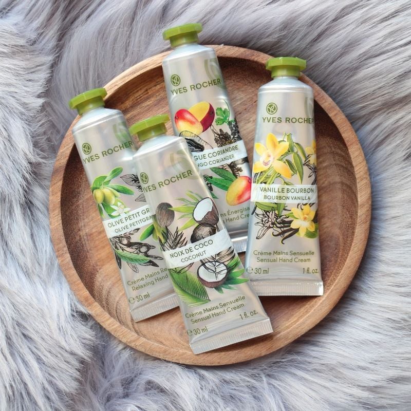 Kem dưỡng da tay Yves Rocher Hand Cream các loại fullsize 30ml - PHỒNG PHỀNH