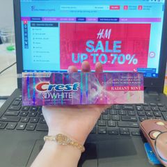 Kem Đánh Răng Crest 3D White Ultra 3in1 Benefits Vivid Mint 147gr