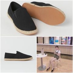 Giày HM Espadrilles đế viền cói mua sale