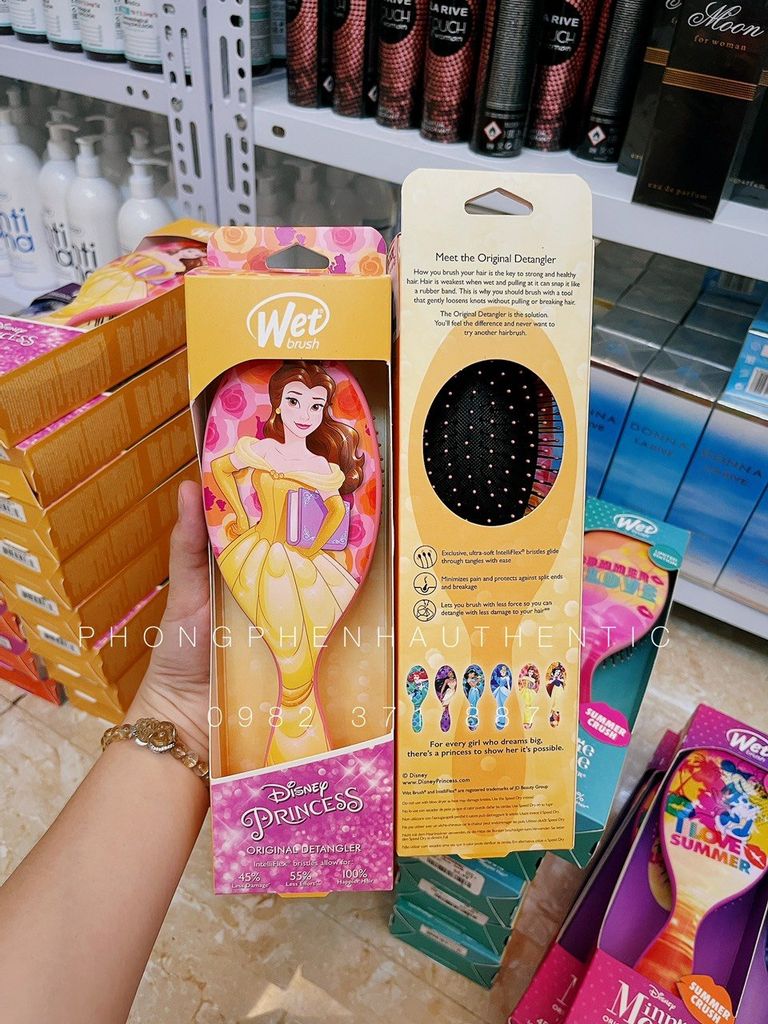 Lược gỡ rối WET BRUSH full size mua sale