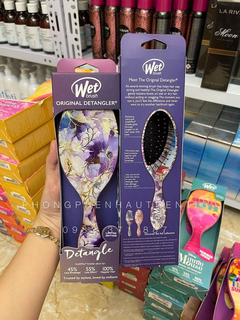 Lược gỡ rối WET BRUSH full size mua sale