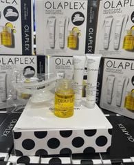 Set 4 món OLAPLEX gồm 1 dầu gội 20ml + 1 dầu xả 20ml + 1 dưỡng tóc 30ml + 1 kẹp tóc (đủ bill) - PHỒNG PHỀNH