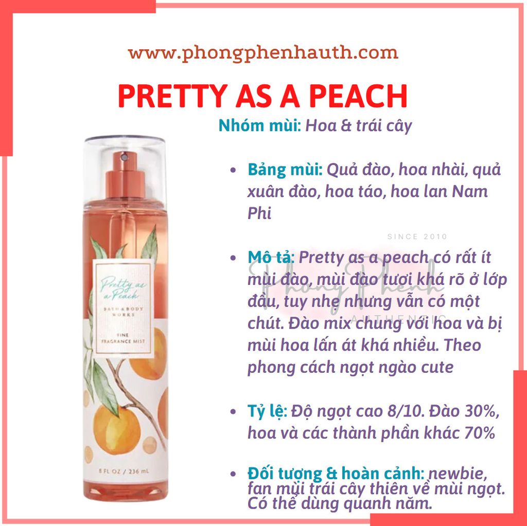 XỊT THƠM CƠ THỂ BATH & BODY WORKS BODY MIST 236ML