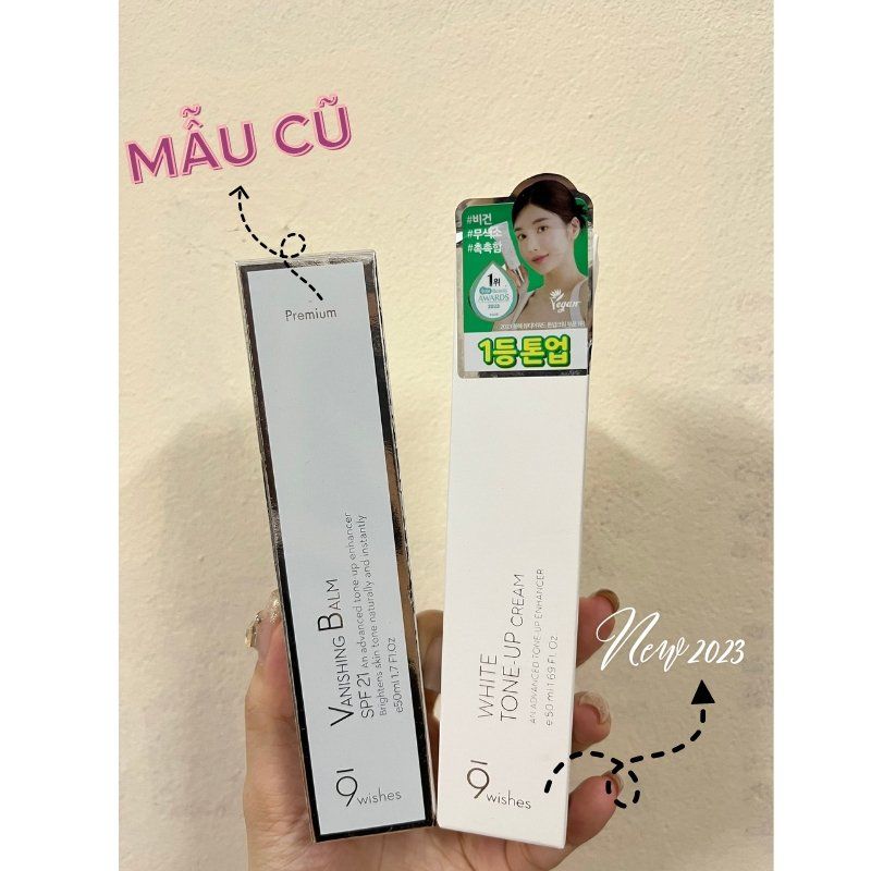 Kem Dưỡng Nâng Tone 9Wishes VB Premium SPF 21 PA++ 50ml