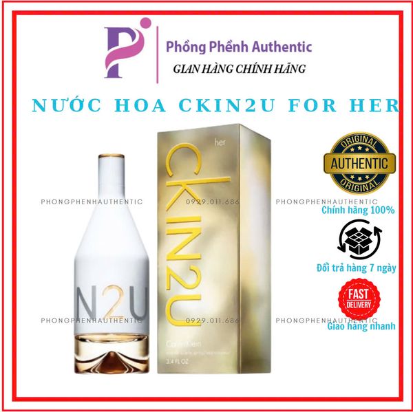 NƯỚC HOA CALVIN KLEIN CK IN2U CHO NỮ 150ML EDT