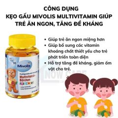 Kẹo Gấu  Đức Mivolis Multivitamin Barchen (HỘP 60V)