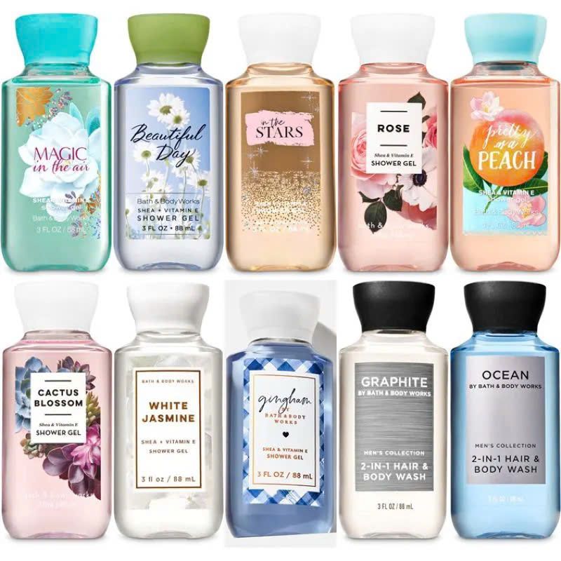 [TRAVEL SIZE] SỮA TẮM LƯU HƯƠNG NƯỚC HOA SHOWER GEL BATH & BODY WORK NAM - NỮ 88ML