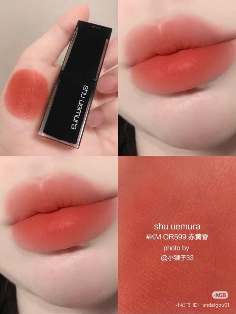 Son Thỏi Shu Uemura Rouge Unlimited Kinu Matte Màu 599 3.3g