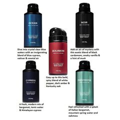 Xịt Thơm Body mist, Xịt Khử Mùi Lưu Hương Toàn Thân, Body Mist Nam - Men's Collection Bath&Body Works Body - PHỒNG PHỀNH