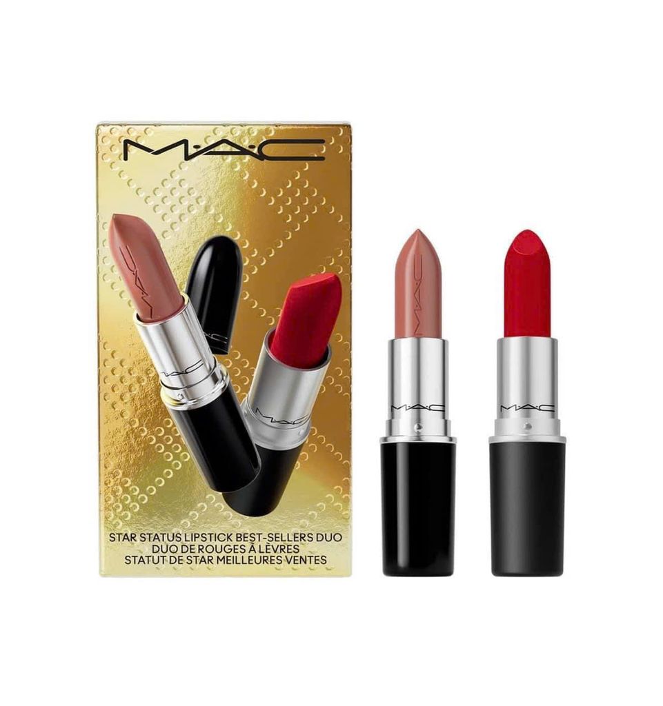 SET 3  SON MAC LIPSTICK TRIO FULLSIZE FULLBOX