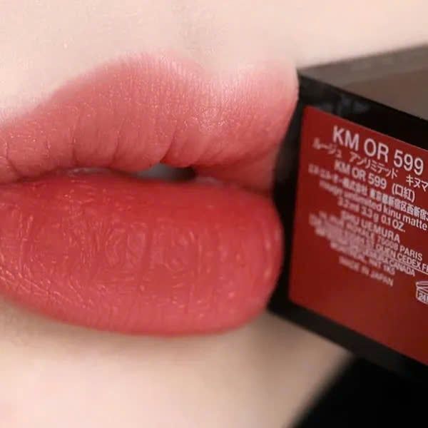 Son Thỏi Shu Uemura Rouge Unlimited Kinu Matte Màu 599 3.3g